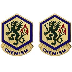 415th Chemical Brigade Unit Crest (Chemism)